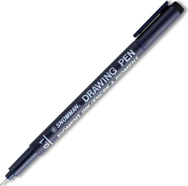 Snowman Ft-700D Teknik Çizim Kalemi Drawing Pen 0.1 Mm Siyah (12 Li Kutu) - Image 1
