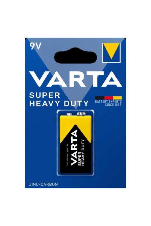 Varta Superlife / Super Heavy Duty 9V Çinko Karbon Pil Tekli Blister - Image 1