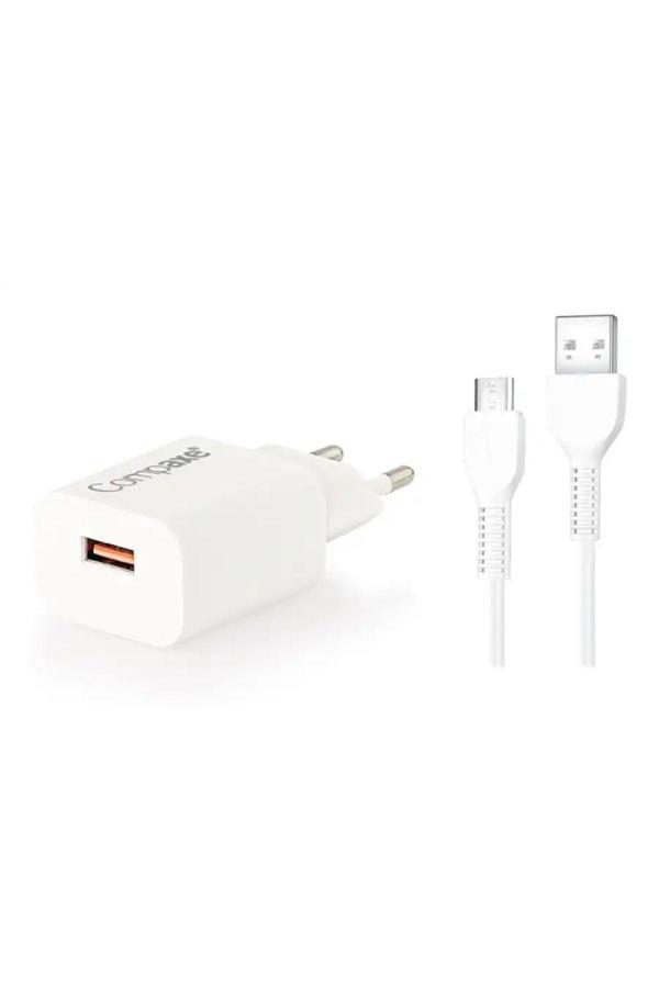 Compaxe Cta-521Mu 10W Micro To Usb 3A Kablolu Şarj Seti - Image 1