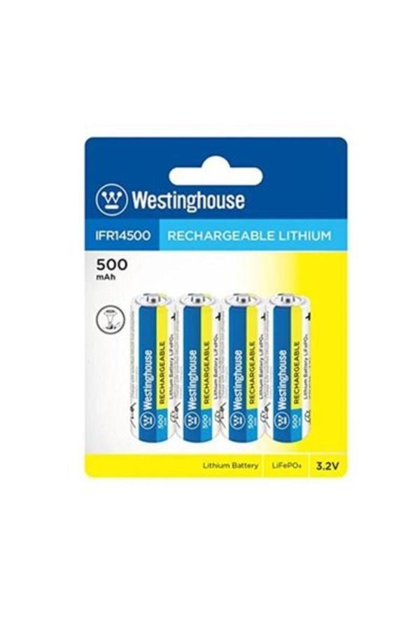 Westinghouse Ifr14500 3.2V 500Mah Lifepo4 Solar Pil - Image 1