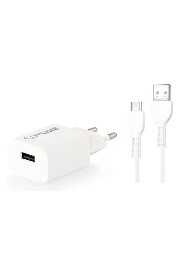 Compaxe 12 W 2.4A Micro Usb Kablolu Ev Şarj Cihazı - Image 1