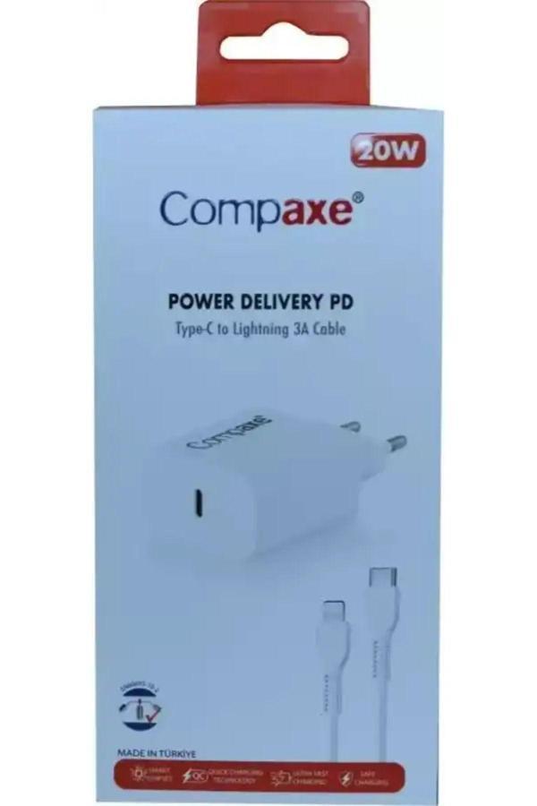 Compaxe Cta-200Tı 20W 5V 3A Pd Şarj Seti - Image 1