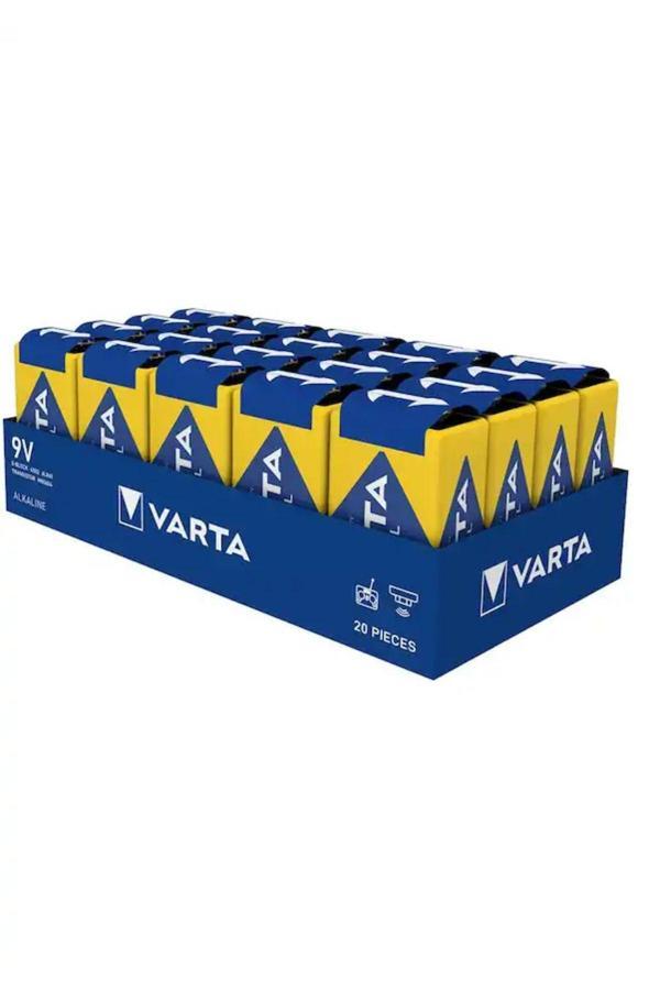 Varta 4022 Industrial 9V Pro Alkalin Pil 20 Adet Toptan Satış - Image 1