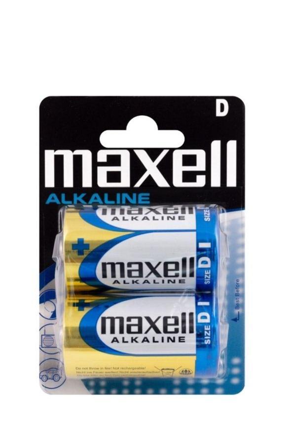 Maxell Lr20 Alkalin Pil- 2 Adet (Boyut- D) - Image 1