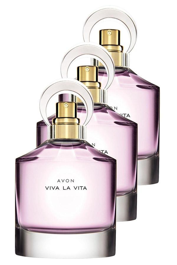Avon Viva La Vita Kadın Parfüm Edp 50 Ml. Üçlü Set - Image 1