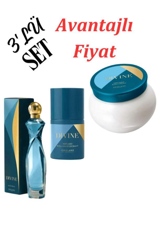 Oriflame Divine Edp 50 Ml Parfüm Set (%100 Orjinal,Barkotlu Ürün) - Image 1