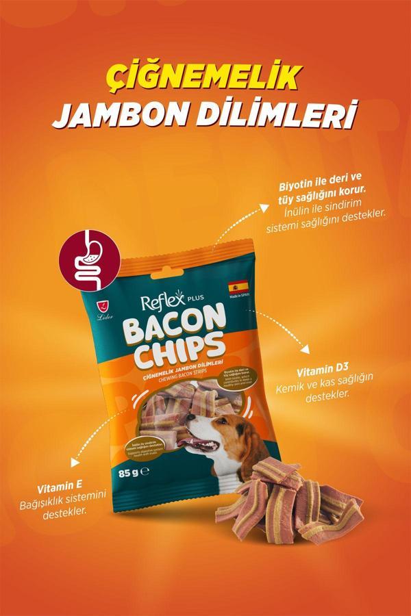 Bacon Chips / Çiğnemelik Jambon Dilimleri Yetişkin Köpek Ödül Maması - Image 1