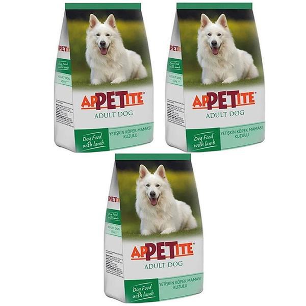Appetite Kuzulu Yetiskin Köpek Mamasi 3kg*3 Adet - Image 1