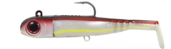SEABOR LILY SHAD 150GR 2+1 SİLİKON YEM RED MULLET UV - Image 1
