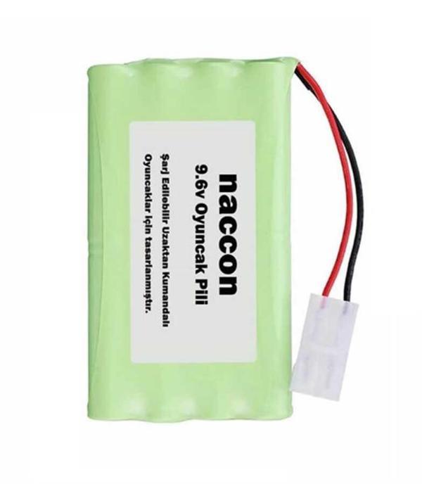 Naccon 9.6V 1100mAh Tamiya Soketli Şarjlı Oyuncak Pili AA Kalem Pilli - Image 1