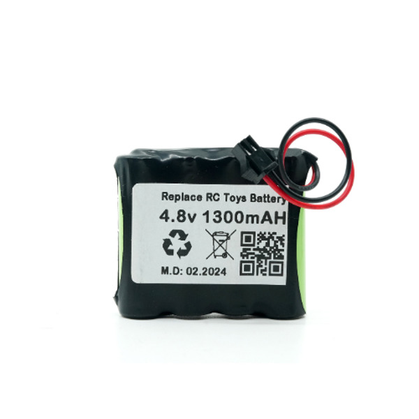 TNL 4.8v 1300mAh Siyah Soketli Ni-Mh Oyuncak Araba Pili - Image 1