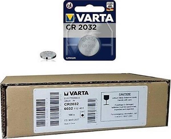 100 Adet Varta CR2032 3v Lityum Pil Tekli Ambalaj - Image 1