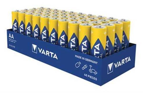 Varta 4006 Industrial Alkalin AA Kalem Pil 40lı Paket Ambalajda - Image 1