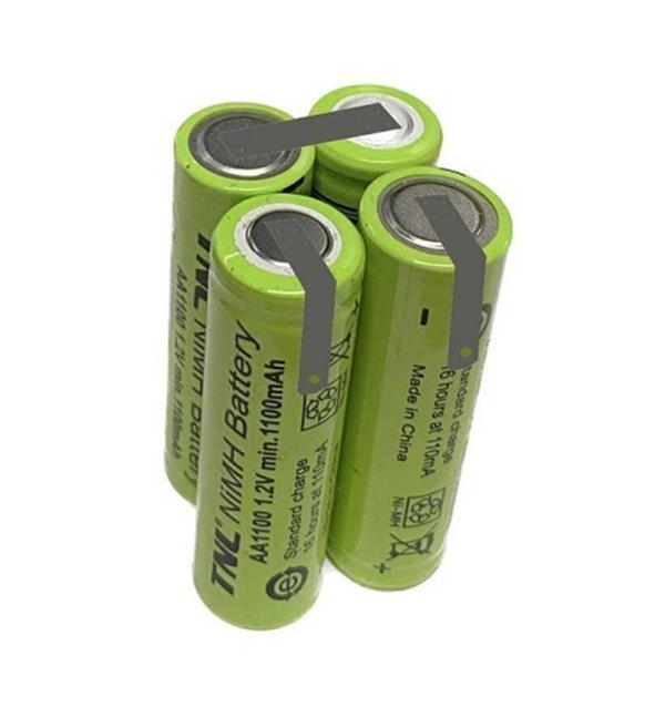 Attlas ECO 4.8V Akülü Tornavida için TNL 4.8v 1100mah AA Ni-MH 4'lü Pil Grubu - Image 1