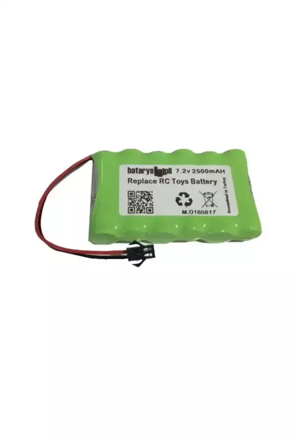 7.2v 2700mah Siyah Soketli Oyuncak Araba Pili - Image 1