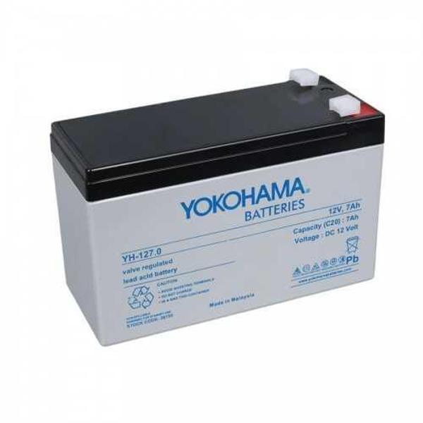 Yokohama YH-127.0 12 Volt 7 Amper Akü - Image 1