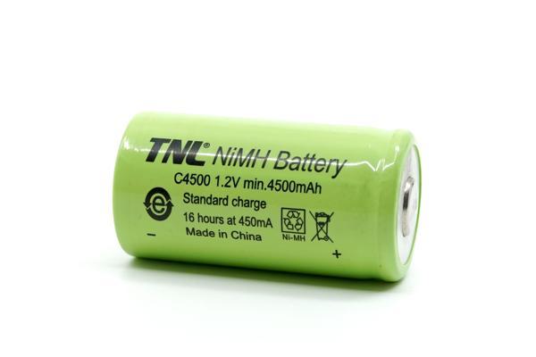 TNL 4500mAh Şarjlı C Size Ni-MH Orta Boy Şarjlı Pil - Image 1