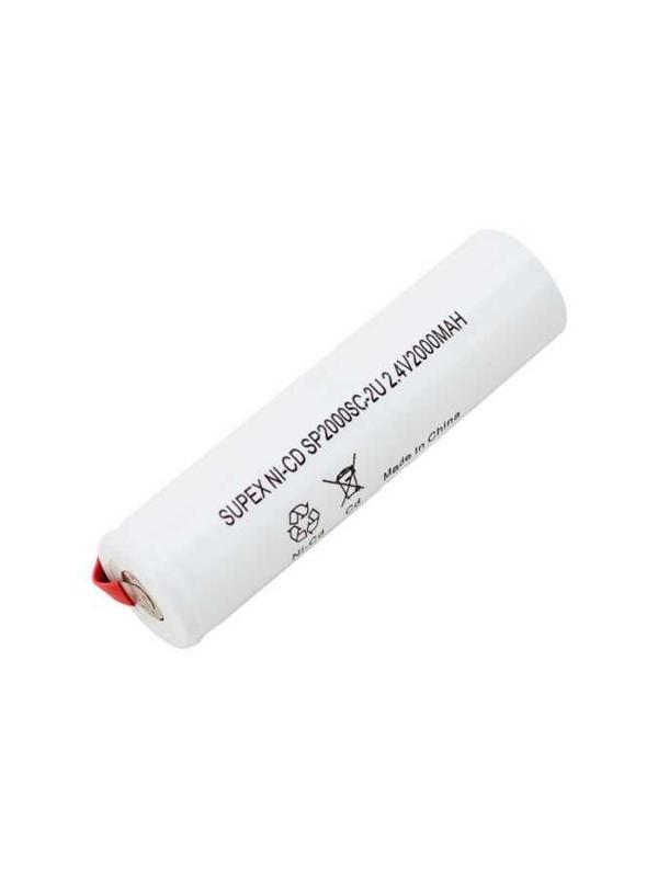 SUPEX Nİ-CD 2.4V SC 2000MAH 2Lİ 2U ÜSTÜSTE SÜPÜRGE - Image 1