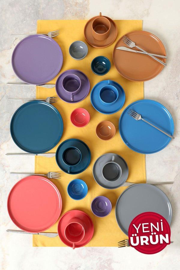 Keramika Mixed Kahvaltı Takımı 24 Parça 6 Kişilik 406-620 - Image 1