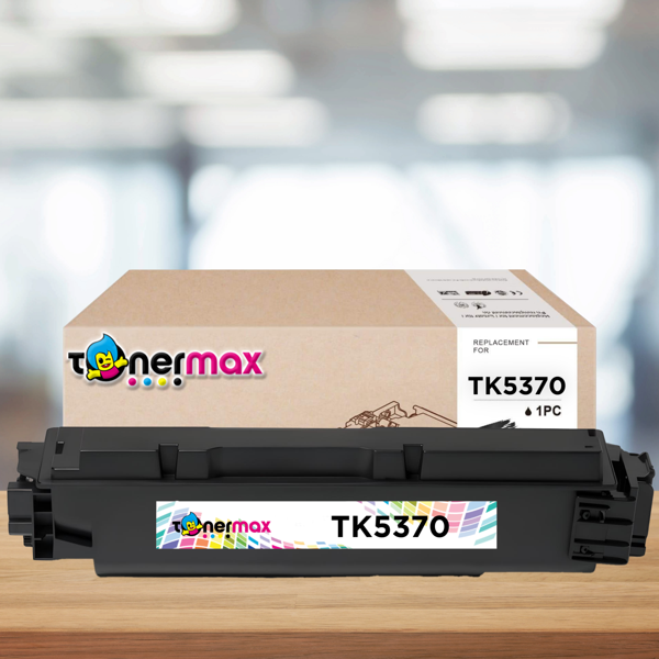 Kyocera TK-5370BK Muadil Toner Siyah – ECOSYS MA3500cix, MA3500cifx, PA3500cx Yazıcılarla Uyumlu, Çipli - Image 1