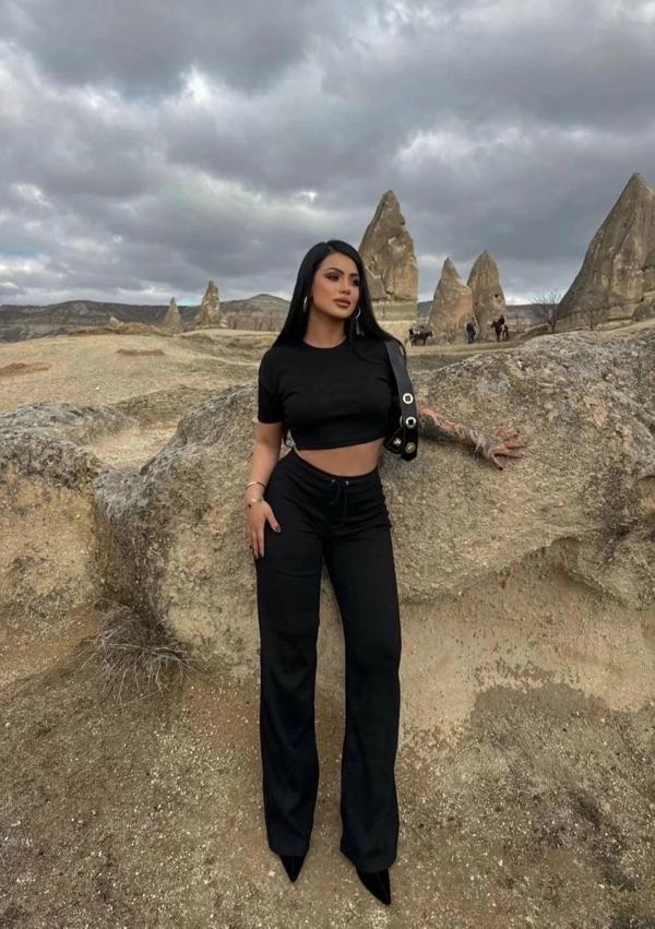 Bol Paça Pantolonlu Alt Üst Takım - Image 1