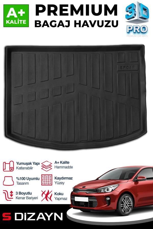 S-Dizayn Kia Rio HB 3D Pro Bagaj Havuzu 2017 Üzeri A+ Kalite - Image 1