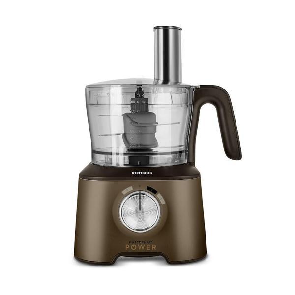 Karaca Mastermaid Power Multifunctional 10 in 1 Mutfak Robotu 2000W Walnut Brown  - Image 1