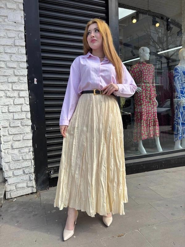 Kraş Etek Krem - Image 1