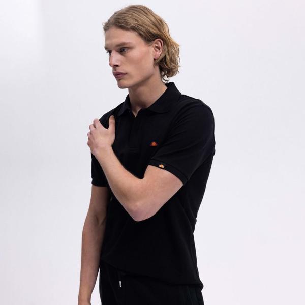 Ellesse Erkek Siyah Polo Yaka Tişört EM460 - Image 1