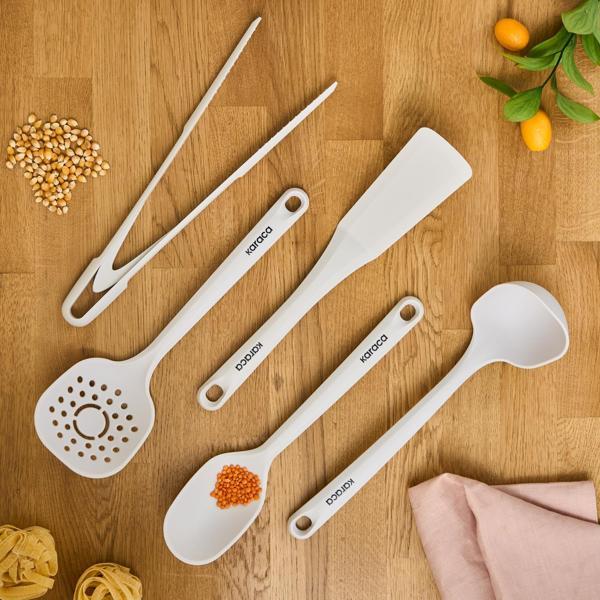 Karaca Chef's Star 5 Parça Servis Seti Krem - Image 1