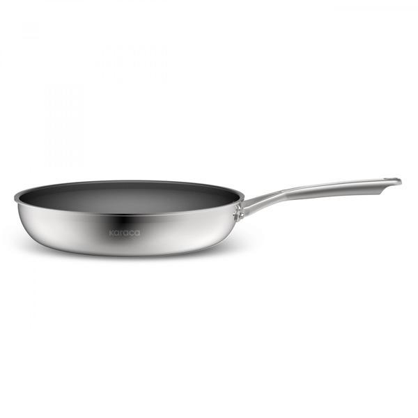 Karaca Plasma Steel 3Ply İndüksiyon Tabanlı Çelik Tava 30 Cm - Image 1