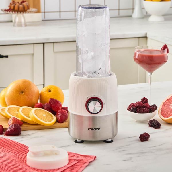 Karaca Blend ve Rush Inox Personal Kişisel Smoothie Blender White - Image 1