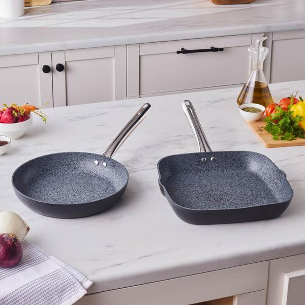 Karaca Biogranit Monet 2 Parça Tava Grill Set Siyah  - Image 1