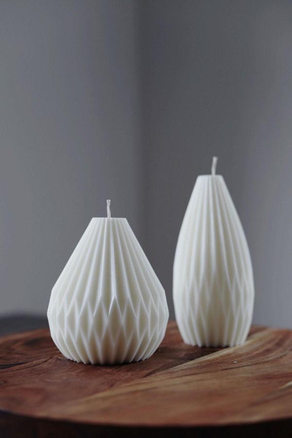 CageartStudio Dekoratif Şık Ve Minimal Görünümü Kokulu Mum Seti 2Li - Best 2 Candle Soya Wax - Image 1