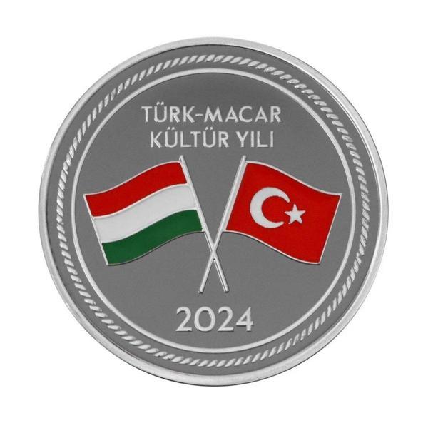 AgaKulche Türk-Macar Kültür Yılı Gümüş Sikke Coin - Image 1