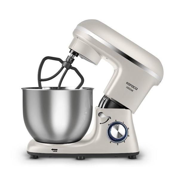 Karaca Chefcrafter Hamur Yoğurma Makinesi  Porcelain White 1900W 7L - Image 1