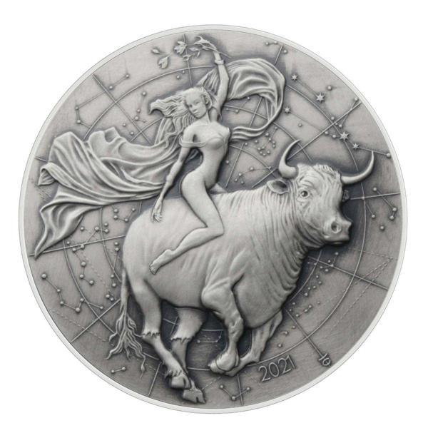 AgaKulche Tanrıça Europa Gümüş Sikke Coin - Image 1