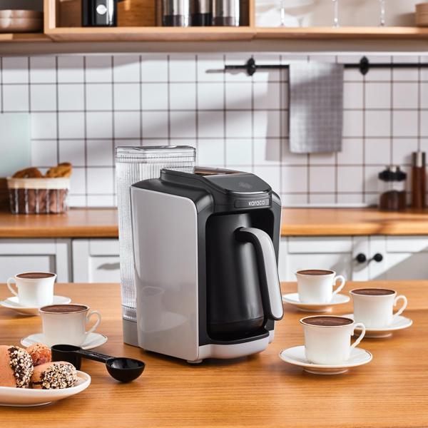 Karaca Hatır Su Hazneli Otomatik Türk Kahve Makinesi Cool Gray - Image 1