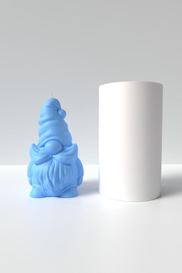 CageartStudio Yer Cüceleri Mum Silikon Kalıp - Cüce 3 Mum Kalıbı Mum Yapım Malzemeleri M3 - Image 1