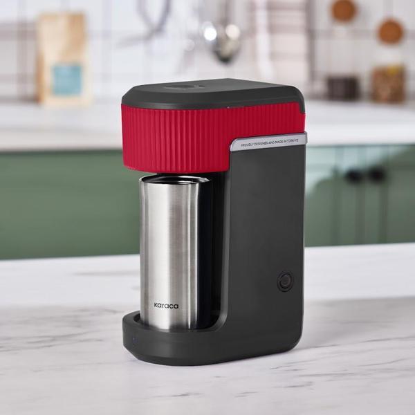 Karaca Mono Black Filtre Kahve Makinesi Cherry Red - Image 1
