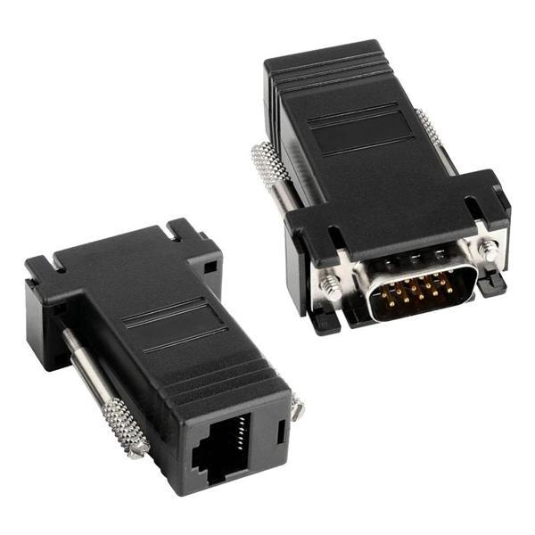 Powermaster VGA Extender RJ45 CAT5 CAT6 CAT7 Uzatıcı Çevirici Dönüştürücü - Image 1