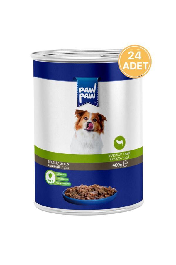 Paw Paw Kuzulu Yetişkin Köpek Konservesi 400 gr (24 Adet) - Image 1