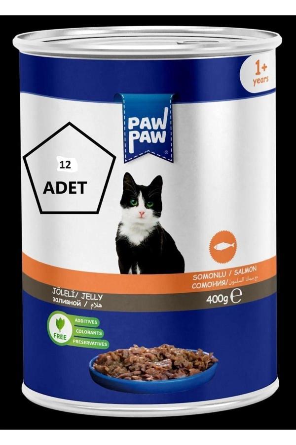 (KLASSMAMA)joleli Somonlu Kedi Konserve 400gr 12'li - Image 1