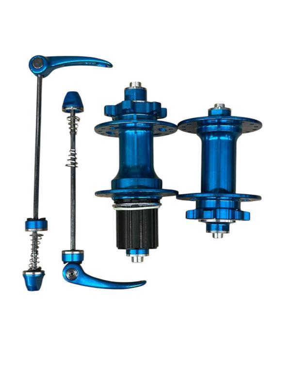 Forte Gt Xbyc 680 Bisiklet Hub Sesli Ön Arka Kaset Göbek Seti 32 Delik 6 Vida Qr Mandal Mavi - Image 1