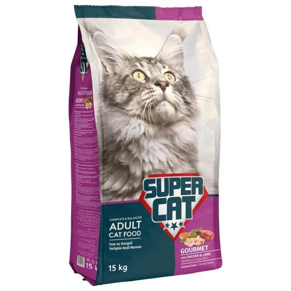Super Cat Gurme Yetişkin Kedi Maması 15 kg - Image 1
