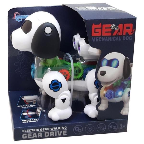Işıklı Köpek Robot 20 CM Şeffaf - Image 1