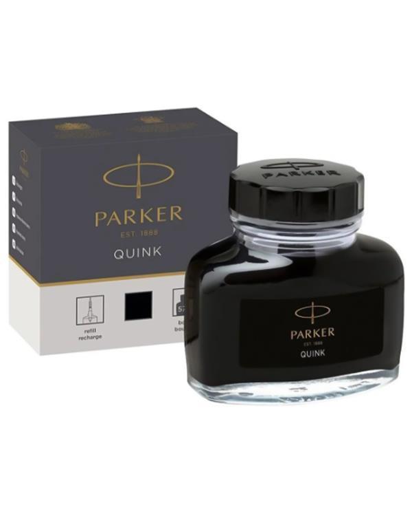 Parker Quink Şişe Mürekkep Siyah 1950375 - Image 1