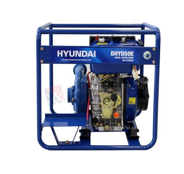 Hyundai DHYD50E Dizel Marşlı Yüksek Basınçlı Su Motoru 2'' - Image 1