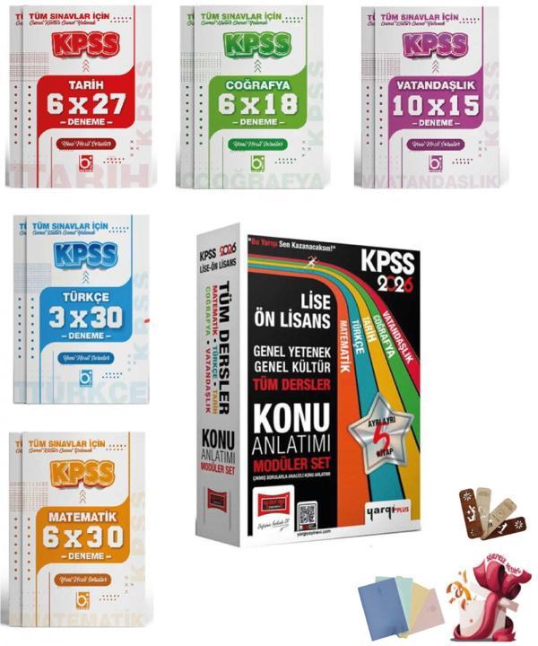 2026 KPSS Lise Ön Lisans GK-GY Tüm Dersler Konu Anlatımı Modüler Set ve Deneme Seti Yargı ve Bigelio - Bi bigelio - Image 1
