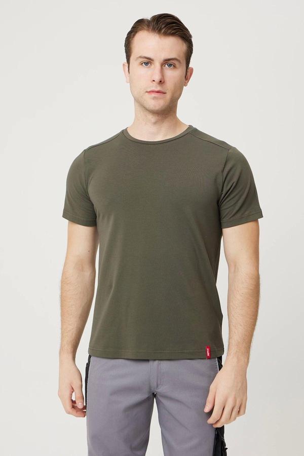 Armadillo Pamuklu Likralı Süprem Kumaş Bisiklet Yaka Kısa Kollu Sport T-Shirt - Image 1